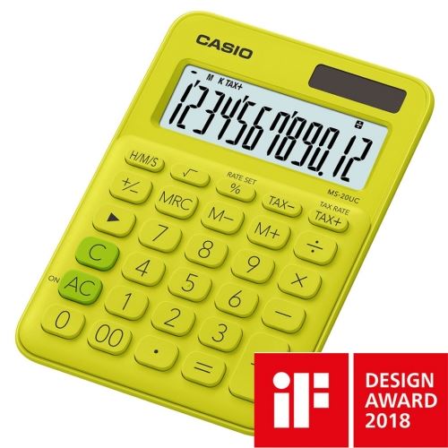 Kalkulačka stolní CASIO MS 20 UC YG