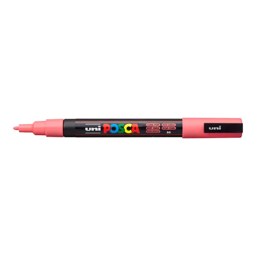 Dekorační popisovač Posca PC-3M, 0,9 - 1,3 mm, korálově růžová (66)