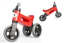 Odrážedlo Funny Wheels Rider Sport 2v1 červené, sáček