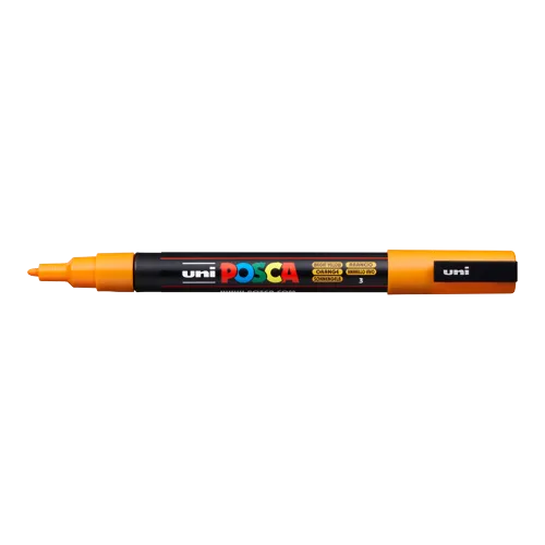 Dekorační popisovač Posca PC-3M, pomerančová (3), 0,9-1,3 mm
