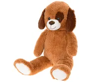 Plyšový pes Plush Friends 80 cm - tmavě hnědý (2)