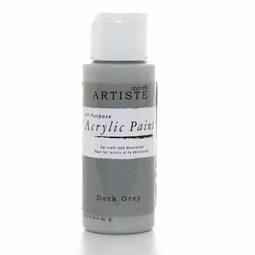 Akrylová barva ARTISTE - tmavě šedá (Dark Grey)