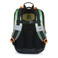 Školní batoh Bagmaster Alfa 21 C Dinosaurus zelený + gumovací pero Pilot Frixion (2)