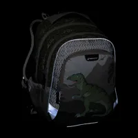Školní batohový set 5-dílný Bagmaster Lumi 24 C Dinosaurus + gumovací pero Pilot Frixion (9)