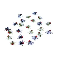 Gumové dekorační mouchy RAPPA Halloween 1,5 cm, cca 24 ks (2)