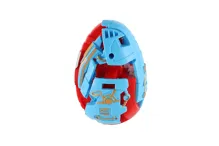 Skládací vejce dinosaurus a robot 11 cm - mix barev (12)