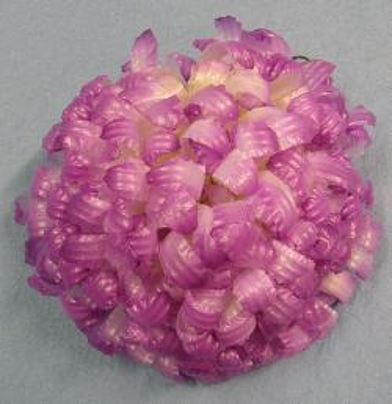 Chryzantéma fialová voskovaná 12cm