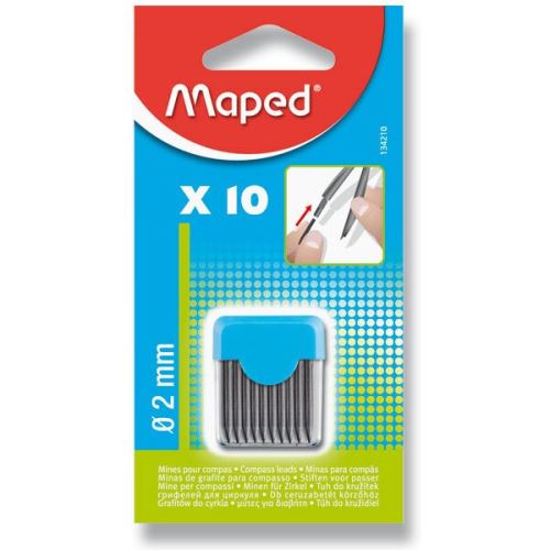 Náhradní tuhy do kružítka Maped - 10 ks v balení