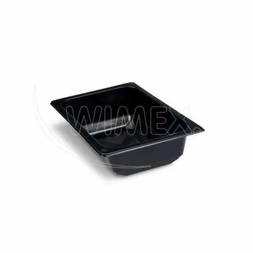 Miska (PP) hranatá černá 127 x 178 x 50 mm 600 ml, 100 ks
