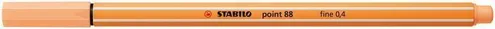 Liner Stabilo Point 88, 0,4mm - světle oranžová