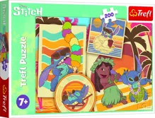 Puzzle Hudební svět Lilo&Stitche 200 dílků 48x34cm v krabici 33x23x4cm (1)