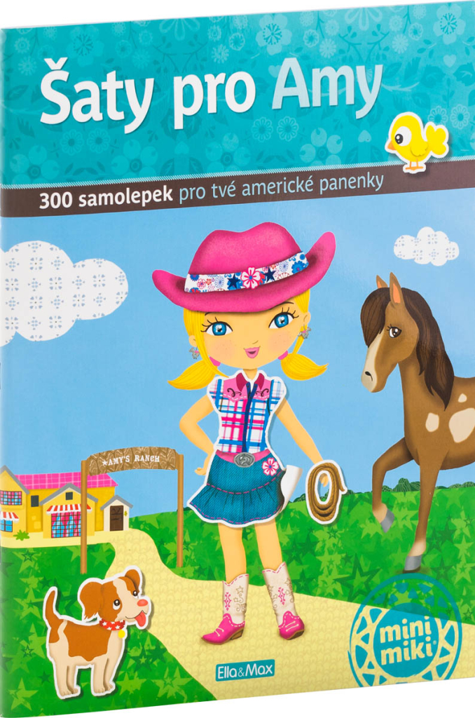 Levně Šaty pro AMY - kniha samolepek