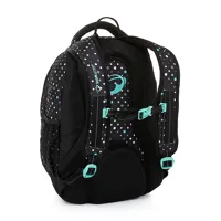 Studentský batoh Bagmaster Supernova 23 A černo-tyrkysový + gumovací pero Pilot Frixion (3)