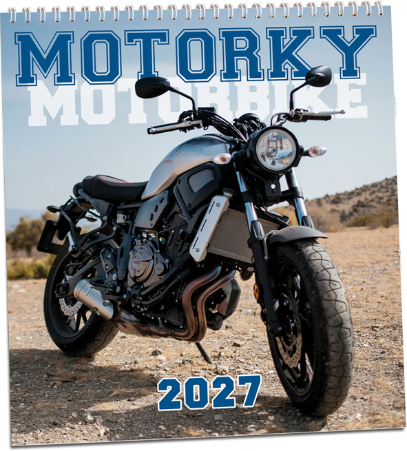 Levně Nástěnný kalendář 2027 Aria Motorky