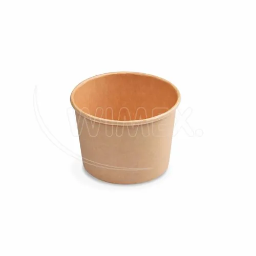 Papírová miska (FSC Mix/PE) kraft Ø 90 mm 250 ml, 50 ks