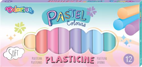 Plastelína Colorino PASTEL - 12 barev