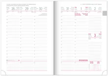 Týdenní diář 2027 Notique A5 Aprint šedý (1)