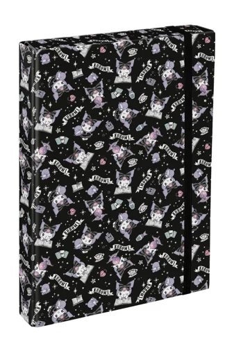 Desky na sešity Baagl A4 Jumbo Kuromi Black