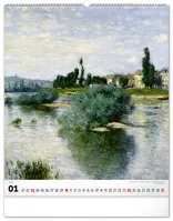Nástěnný kalendář 2027 Notique Claude Monet, 48 x 56 cm (1)