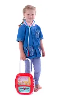 Sada doktor se stetoskopem v kufříku na kolečkách (7)