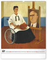 Nástěnný kalendář 2027 Notique Frida Kahlo, 48 x 56 cm (7)