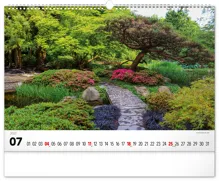 Nástěnný kalendář 2027 Notique Zahrady, 48 x 33 cm (7)