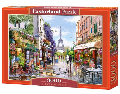 Puzzle Castorland 3000 dílků - Květinová Paříž
