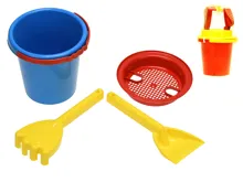 Sada na písek 14 cm, 4 ks - mix barev