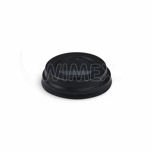 Víčko vypouklé černé pro papírové kelímky Ø 62 mm - 50ks