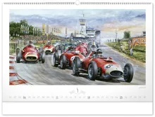 Nástěnný kalendář 2027 Notique Oldtimers – Václav Zapadlík, 64 x 42 cm (4)