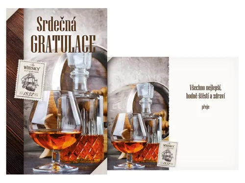 Přání srdečné malé M18-249 Z PRANI_Z_632