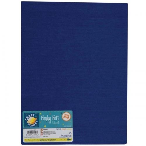 Filc 140g/m2, 22x30cm (1ks) Modrý (akryl)