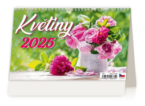 Stolní kalendář 2025 Helma - Květiny