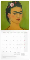 Nástěnný kalendář poznámkový 2027 Notique Frida Kahlo, 30 x 30 cm (1)