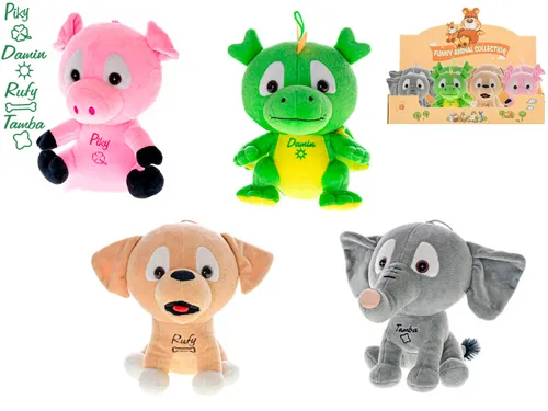 Plyšové zvířátko 15 cm - Piky, Rufy, Tamba a Damin, mix motivů
