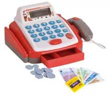 Pokladna malá digitální s doplňky se zvukem a světlem 18 cm (2)
