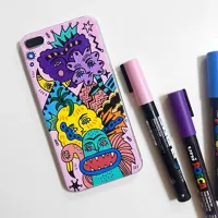 Sada dekoračních popisovačů Posca PC-3M, 0,9-1,3 mm, 8 základních barev (3)