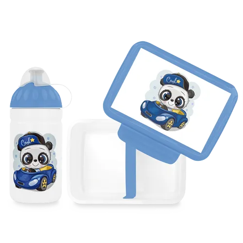 Set Zdravá lahev 500 ml a Zdravá sváča – Panda driver