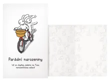 Přání narozeninové dětské - Bob a Bobek M33-125 H Přání narozeninové dětské - Bob a Bobek M33-125 H