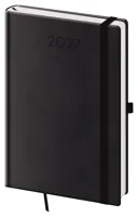Týdenní diář 2027 Helma A5 Print Plus černý
