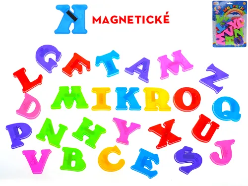 Písmena magnetická, 26 ks