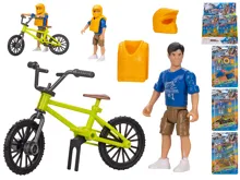 Panáček sportovec 8 cm s doplňky - mix motivů