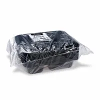 Menu mísa (PP) Reware Lunch opakovaně použitelná 2dílná černá 227 x 178 x 49 mm, 20 ks (1)