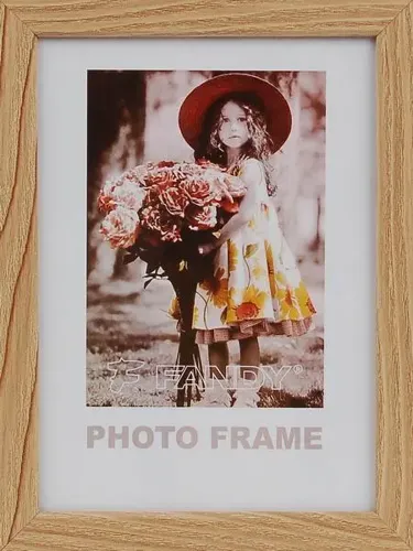 Fotorámeček dřevěný Style 3 13x18 cm - světle hnědý