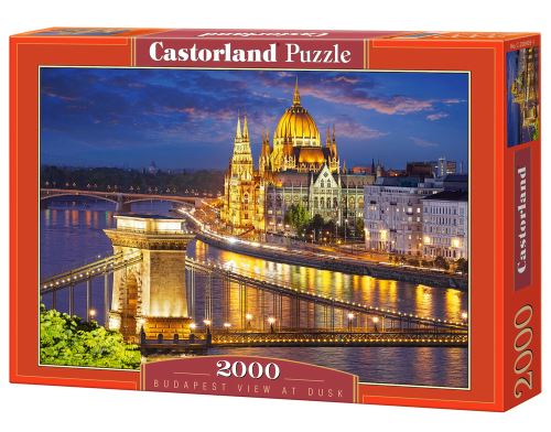 Puzzle Castorland 2000 dílků - Soumrak v Budapešti