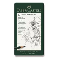 Umělecké grafitové tužky Faber-Castell Castell 9000 - Art Set, sada 12ks (1)