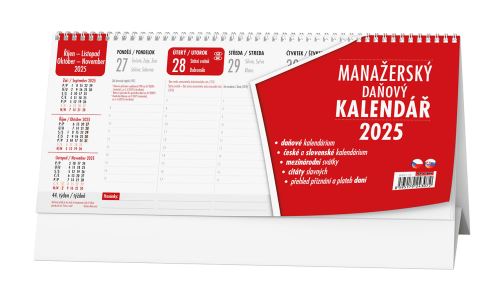 Stolní kalendář 2025 Baloušek - Manažerský