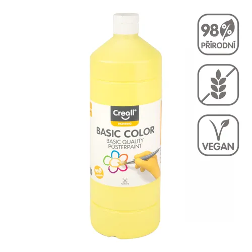 Temperová barva CREALL 1000ml - světle žlutá