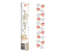 Vystřelovací konfety 30cm - Hearts, mix bílé/růžové zlato Vystřelovací konfety 30cm - Hearts, mix bílé/růžové zlato