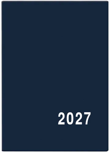 Týdenní diář 2027 Baloušek Hynek PVC modrá